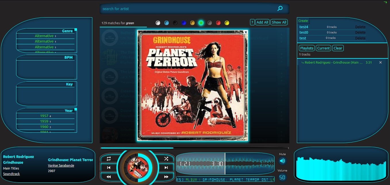 Audioplayer cover art
